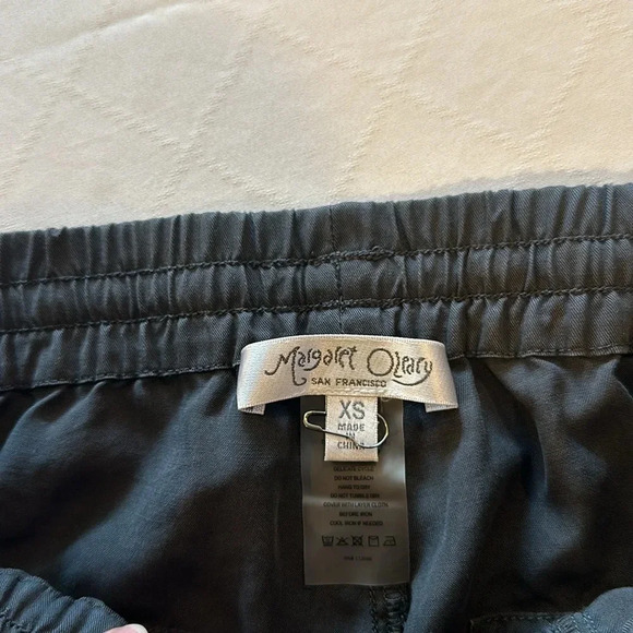 Margaret O'Leary pull on cargo joggers pants 100% Tincel gray‎ XS EUC - Picture 3 of 5